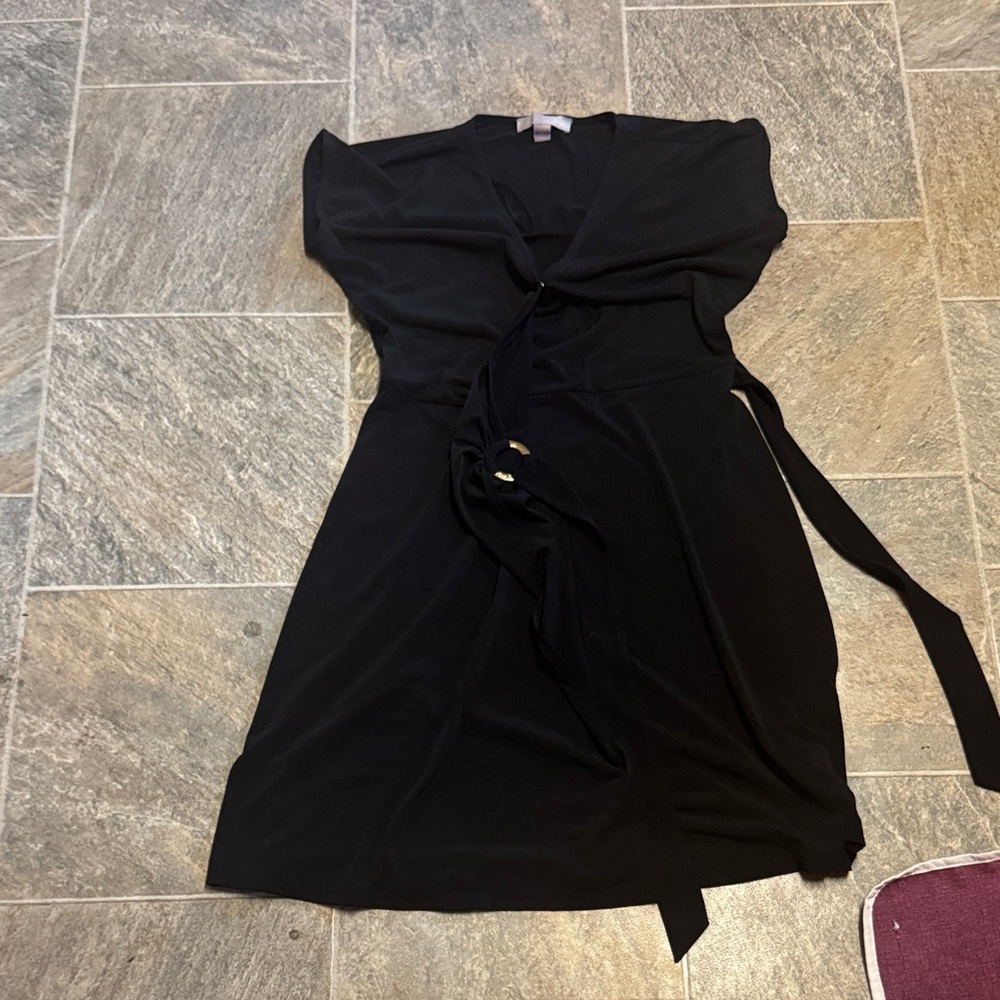 Michael Kors Black Asymmetrical Dress
